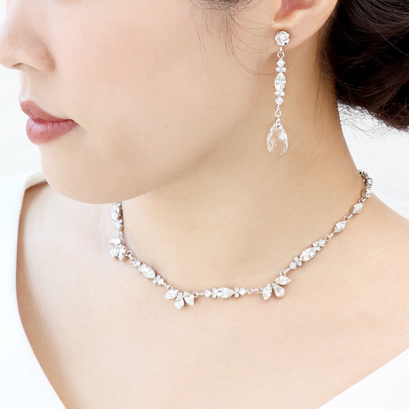 [KIWA BRIDAL] KBE-3 Crystal Drop Year Accessories