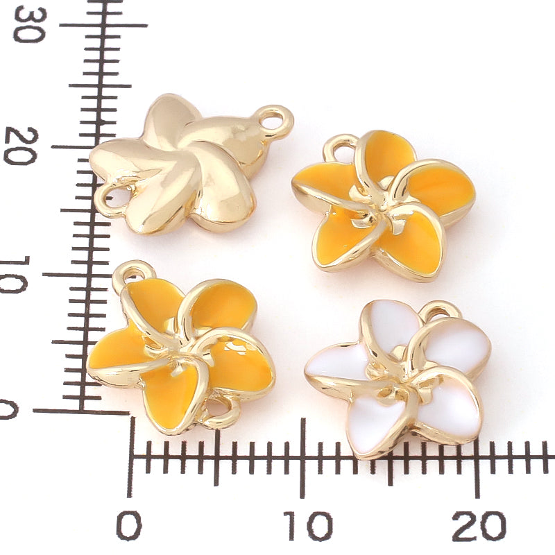 Charm Plumeria 1 Can Orange/G