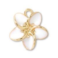 Charm Plumeria 1 Can White/G