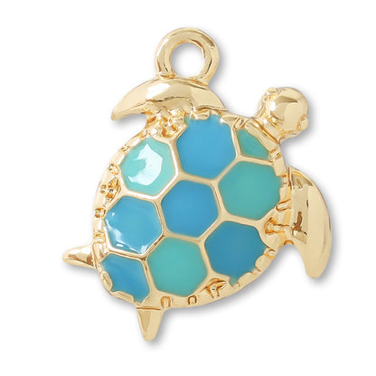 Charm sea turtle blue/g