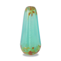 Czech Firth Polish Drop Mint Green Opal Picasso