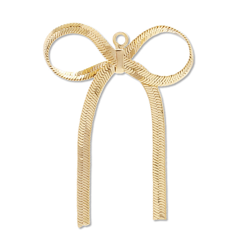 Swing parts chain ribbon 1 gold