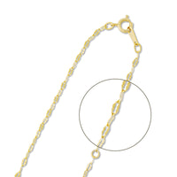 Chain Necklace 235CRV Gold