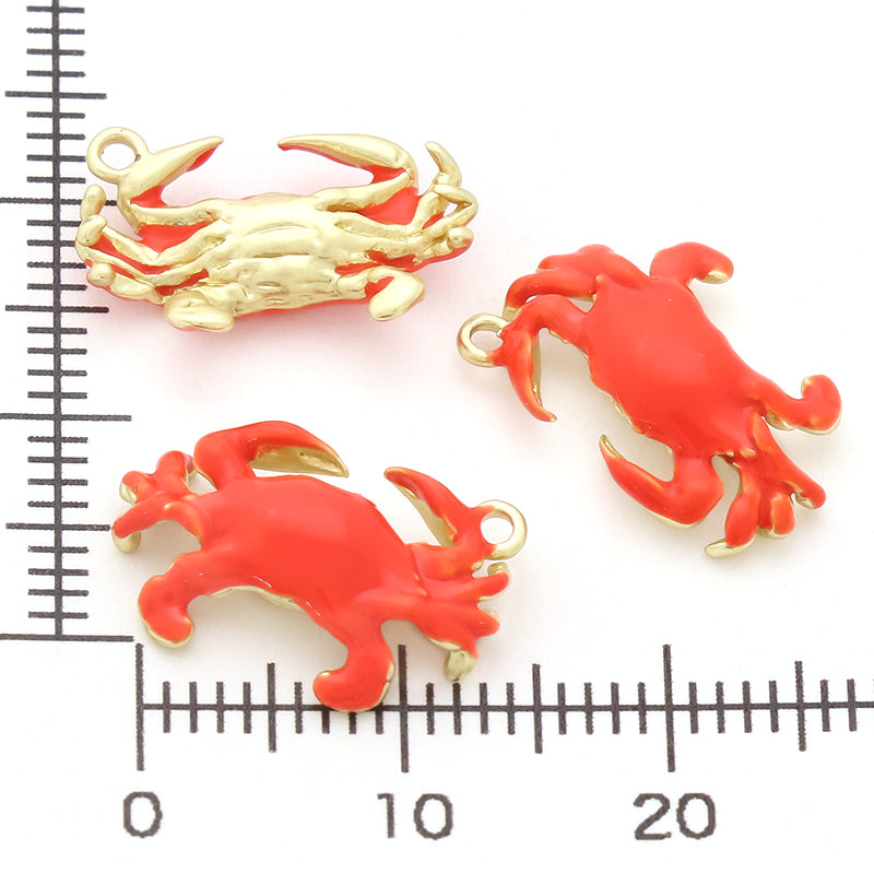 Spanish Charm Crab Coral Red/MG