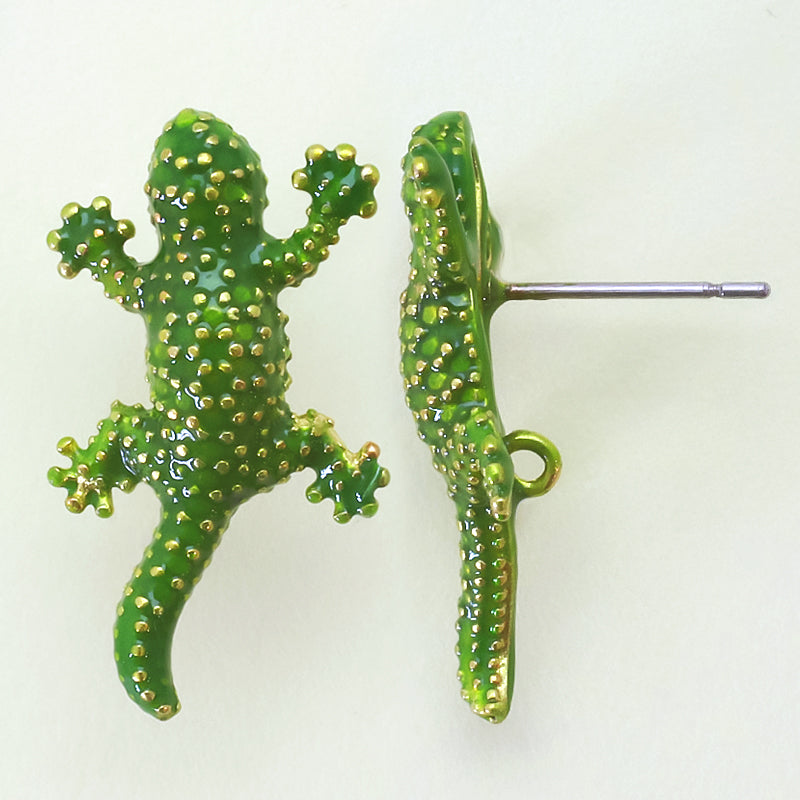Spanish piercing lizard with lizard with back can/G