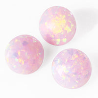 Artificial Opal Round Pastel Pink