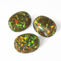 KYOTO OPAL Oval olive