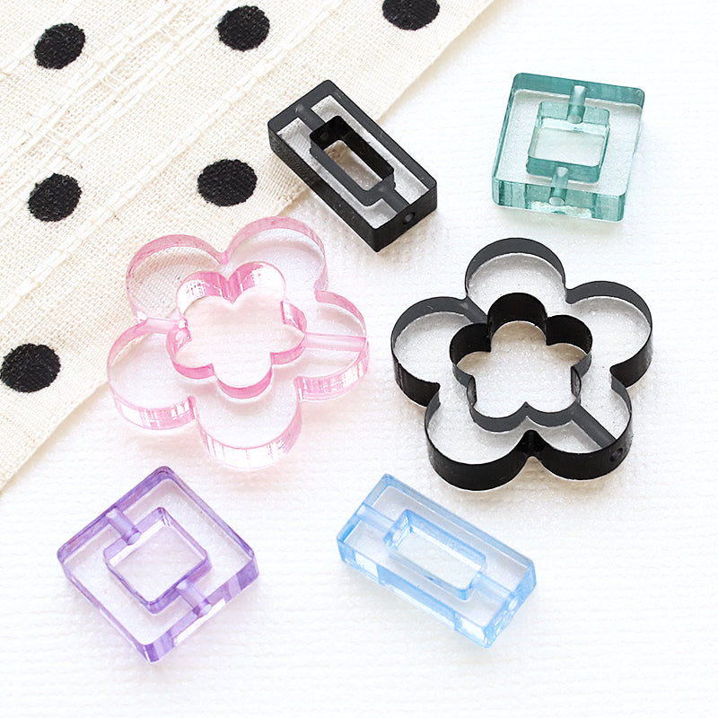 Acrylic Germany cheerful flower crystal/black