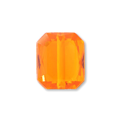 Acrylic Germany Rectangle 4 Clear Orange