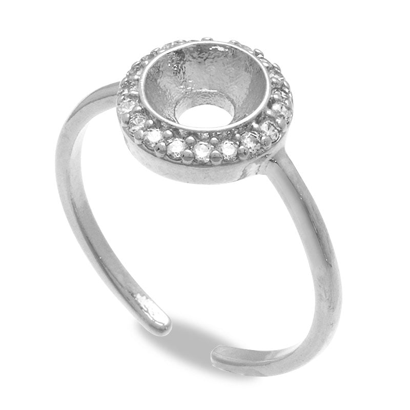 Ring stand cubic zirconiaBezel 