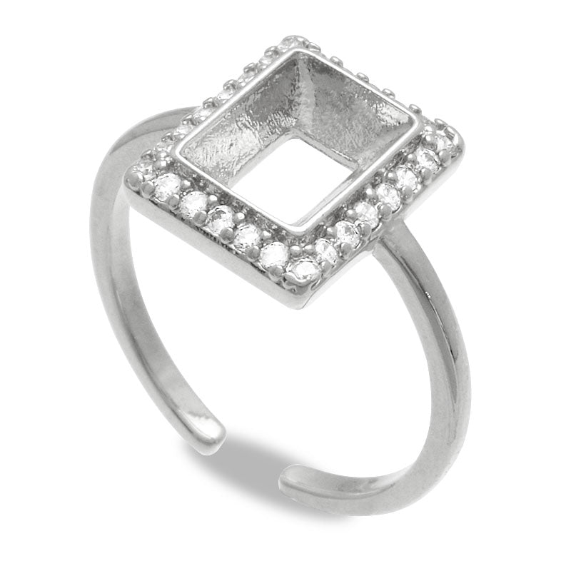 Ring stand cubic zirconiaBezel 