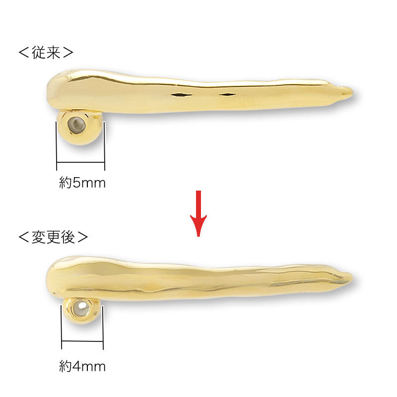 Parts with slide balls with nuance bar can gold