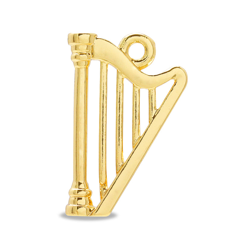 Charm harp gold