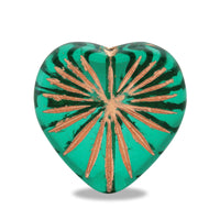 Czech Kiwi Heart Emerald/B