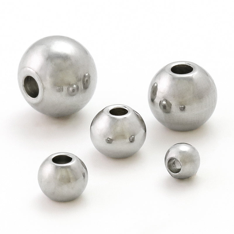 Stainless steel metal beads round fabric (SUS304)