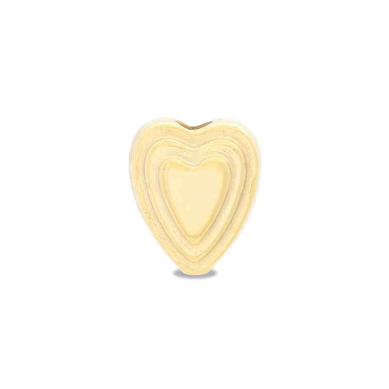 CCB Parts Heart 4 Vertical Hole Gold