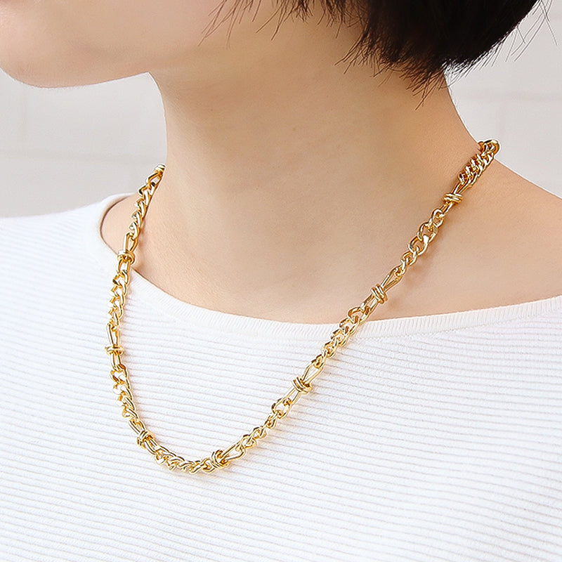 Chain Necklace K-426 (with adjuster) Gold