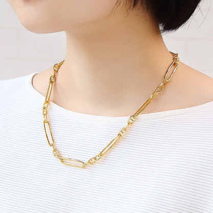 Chain Necklace K-427 (with adjuster) Gold