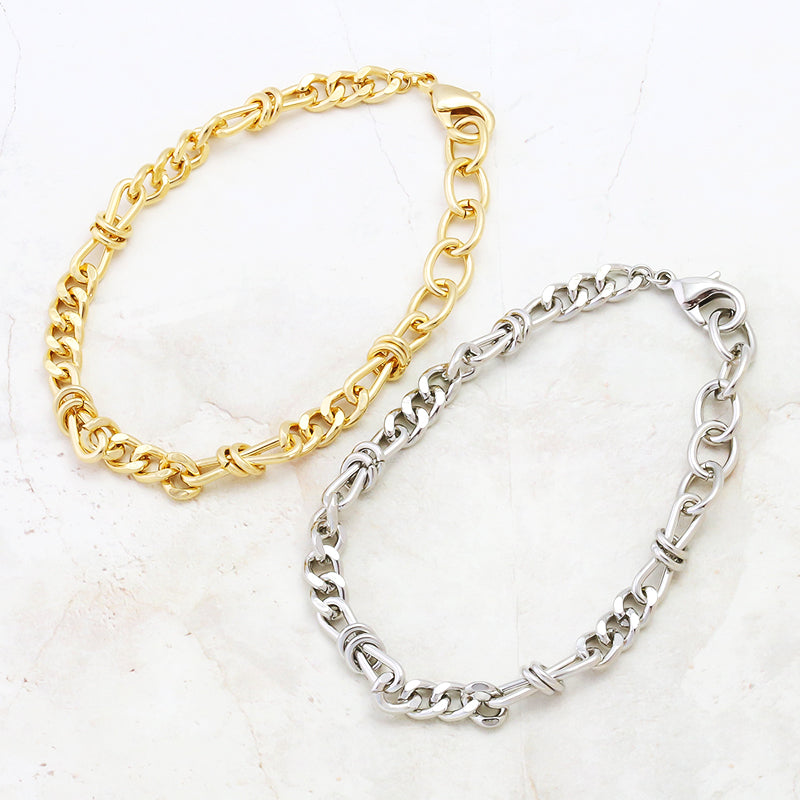 Chain bracelet K-426 Gold