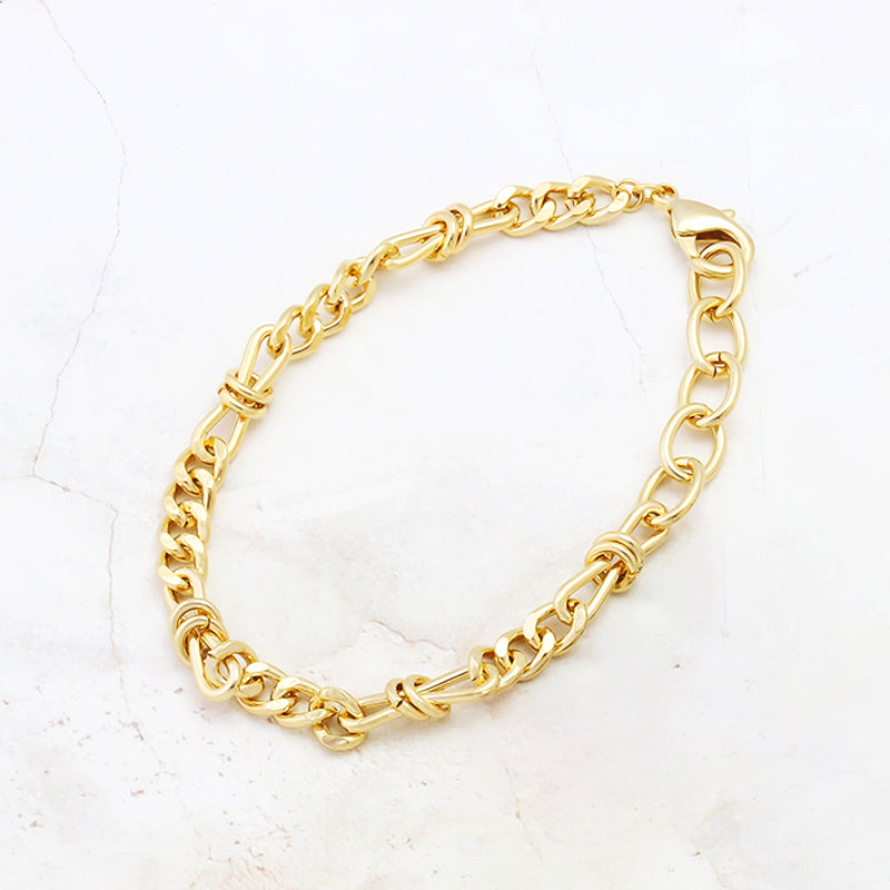 Chain bracelet K-426 Gold