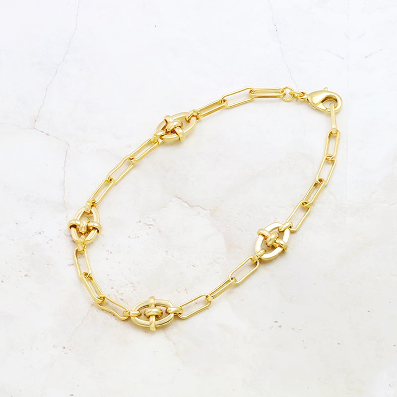 Chain bracelet K-429 Gold