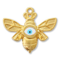 Greek Charm Matty Bee White/G