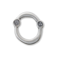 Greek parts round ring glitter SV/Ginkomi