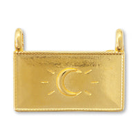 Greek parts Moon Rectangle Top 2 Can Gold