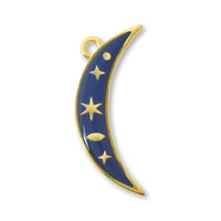 Greek Charm Moon No. 2 Navy/G