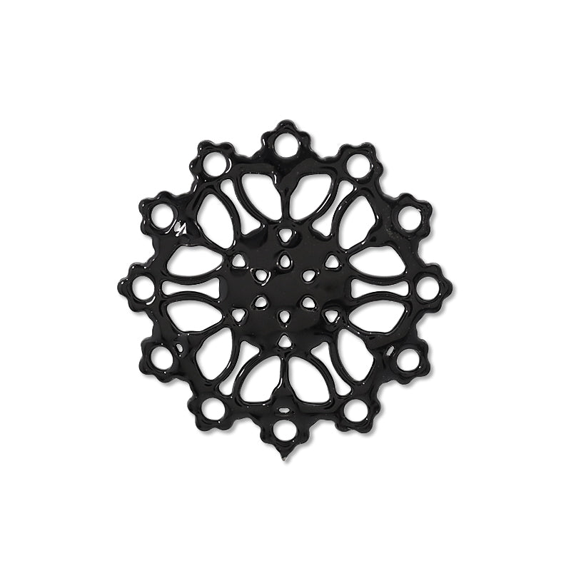 Italian Filigree parts approx. 16mm black