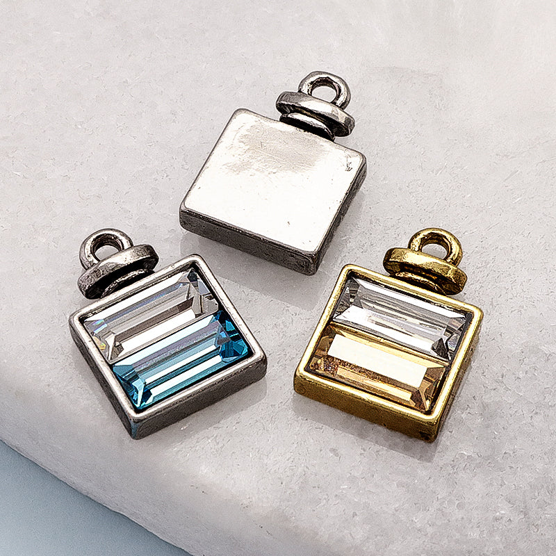 チャーム パフュームボトル5 クリスタルゴールデンシャドウ/Gスミ – 貴