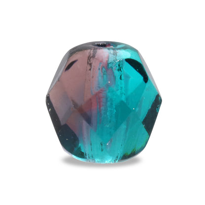 Czech Fire Polish Blue Zircon Amethyst