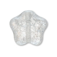 Czech Star Crystal Silver Crack