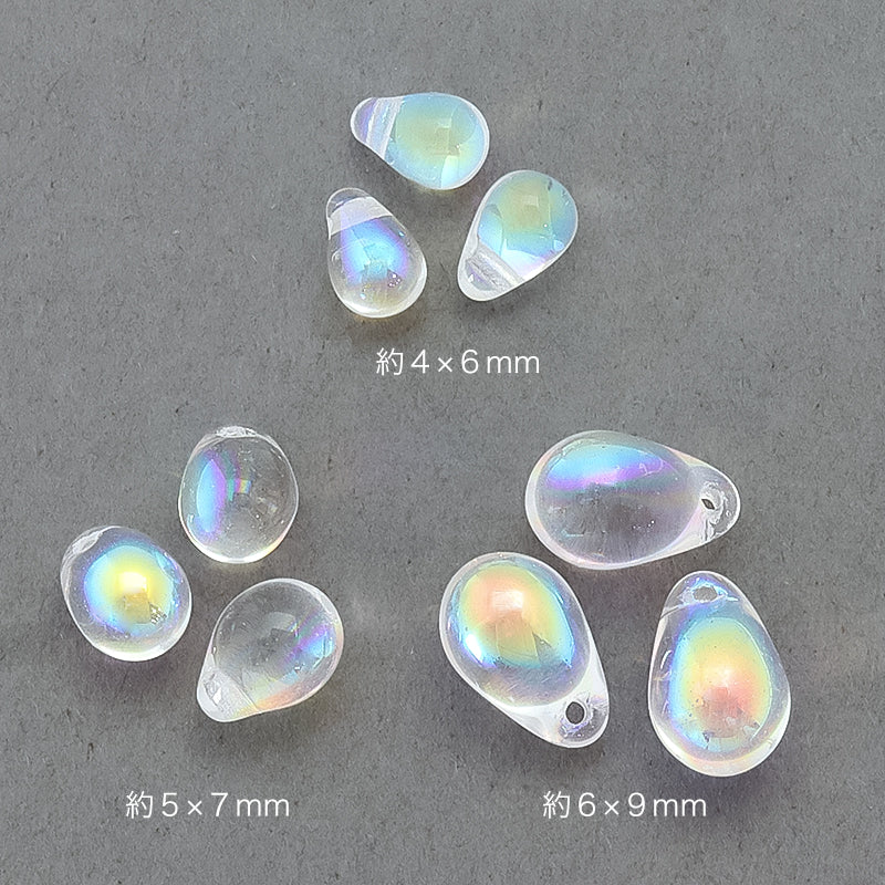 Czech Side Hole Crystal AB