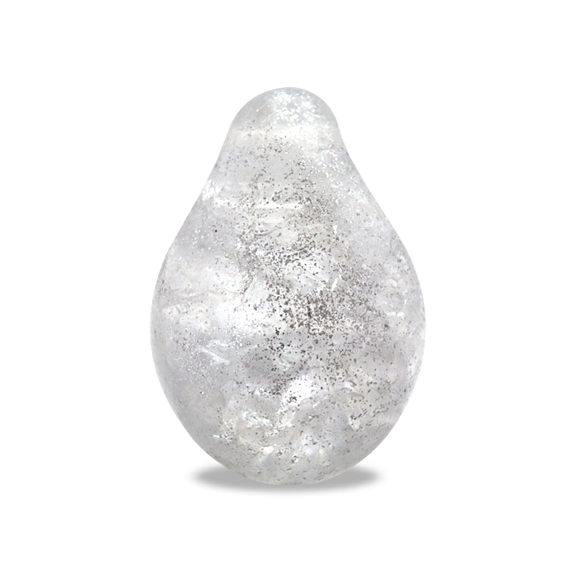 Czech Side Hole Crystal Silver Crack