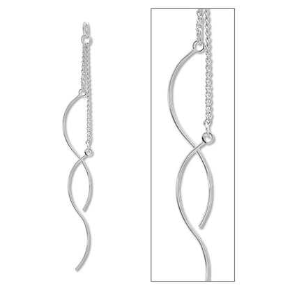 Swing parts Wave Twist 2 Rhodium Color