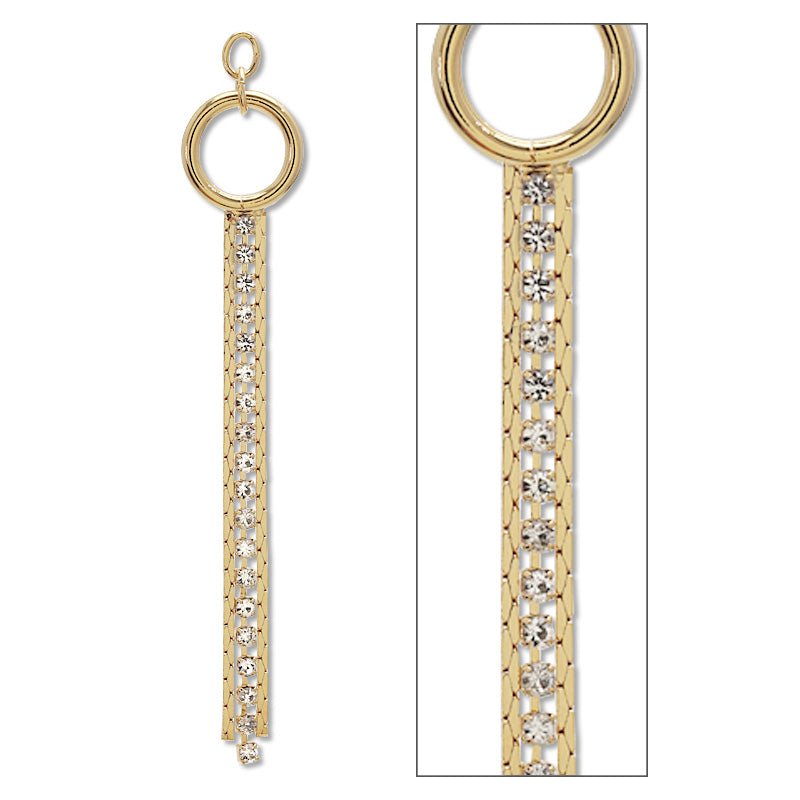 Swing part series nail chain 4 Crystal/G