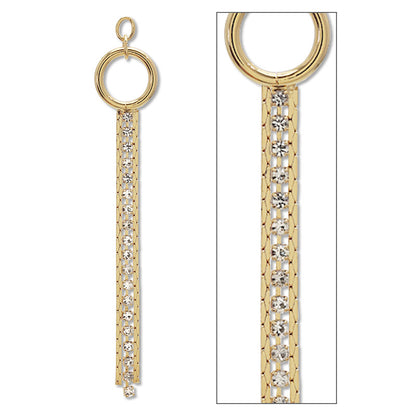 Swing part series nail chain 4 Crystal/G