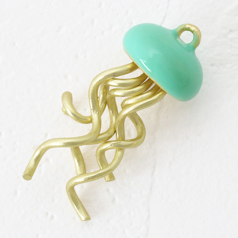 Spanish charm Jellyfish Emerald Green/MG