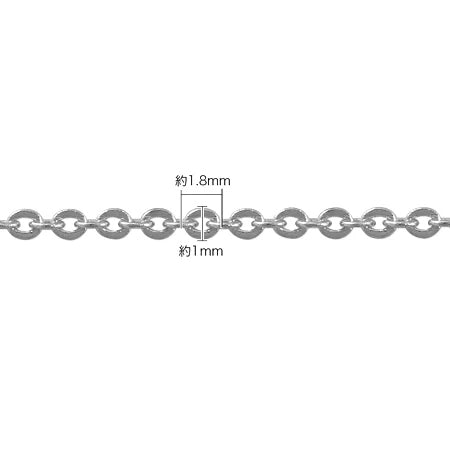 Stainless steel 316L chain necklace 230SF (with adjuster) Gold (ion plating) (SUS316L)