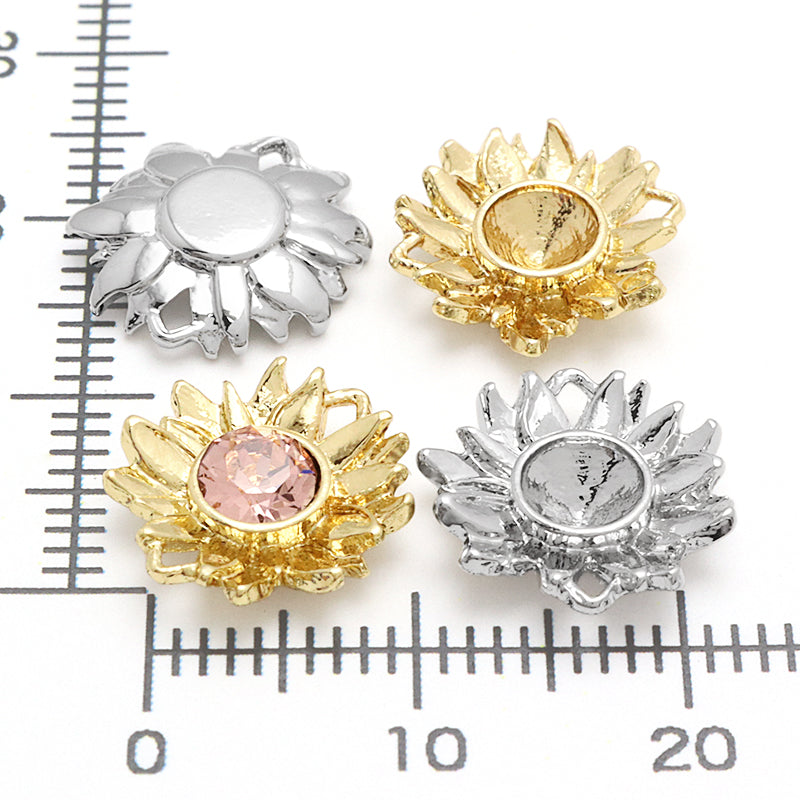 石座チャーム ひまわり ゴールド – 貴和製作所オンラインストア