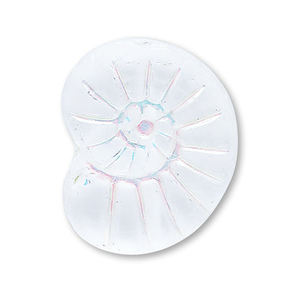 Czech Spiral Shell Crystal Mat/AB Line