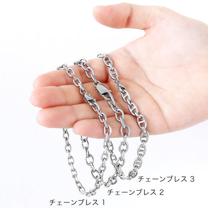 ステンレス304 チェーンブレス 1　生地(SUS304)