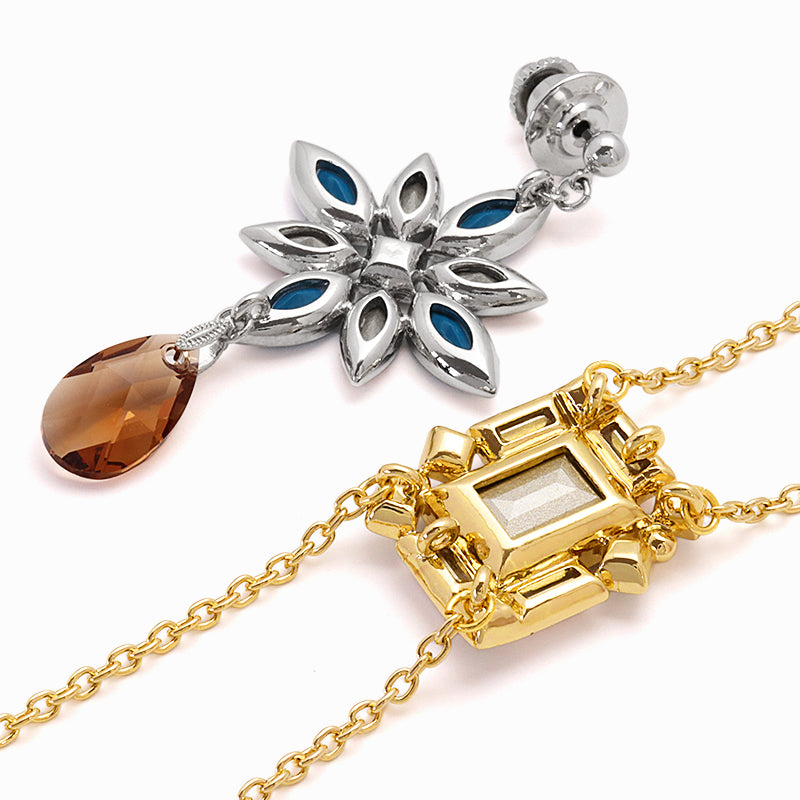 石座チャーム1　ロジウムカラー