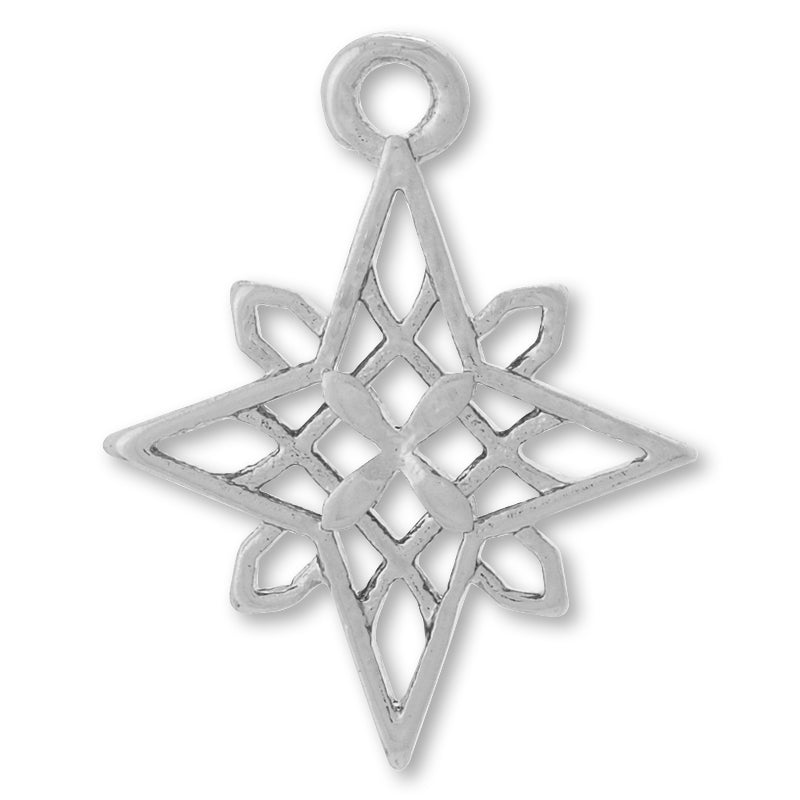 チャーム スカシスパークル　ロジウムカラー