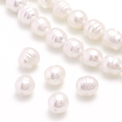 Freshwater Pearl Round Circle White