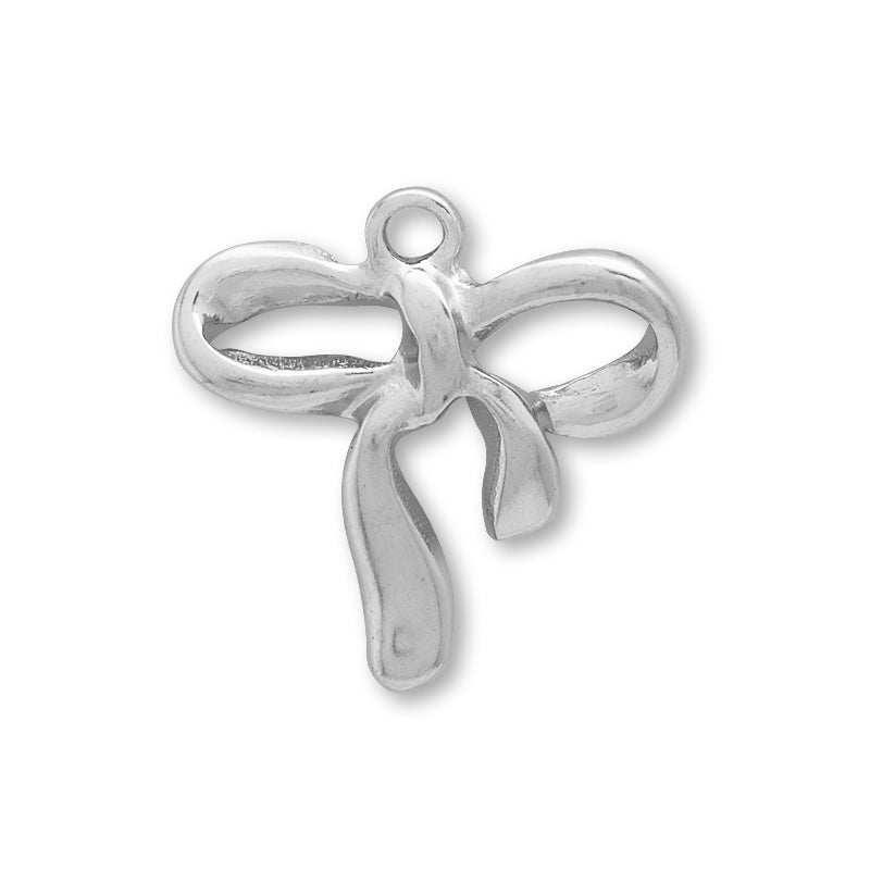 Stainless steel charm ribbon fabric