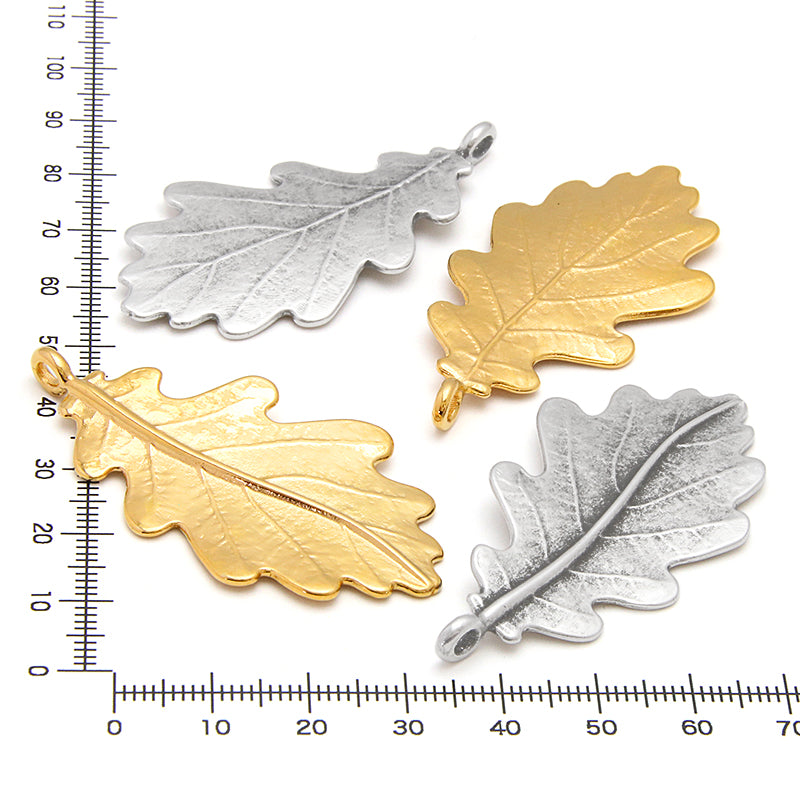 ギリシャパーツ リーフ トップホール　銀古美