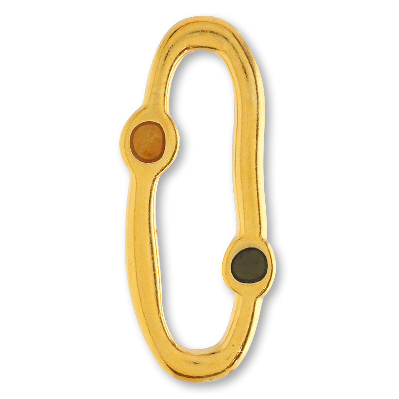 ギリシャパーツ オーバルリング　マルチ/G