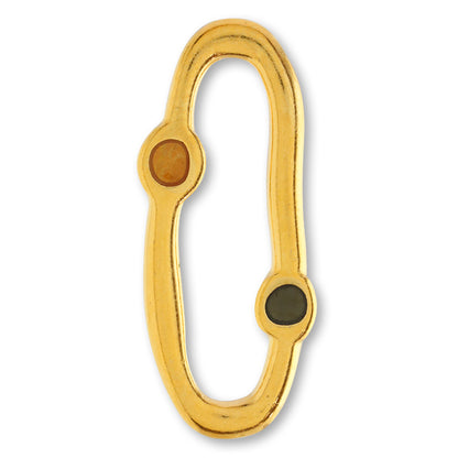 ギリシャパーツ オーバルリング　マルチ/G